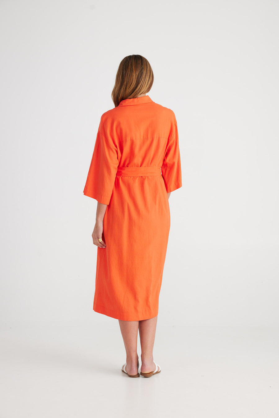 Monica Shirt Dress - Mandarin