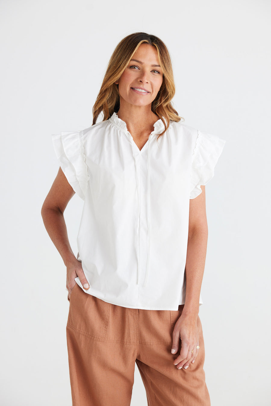 Penny Top - White
