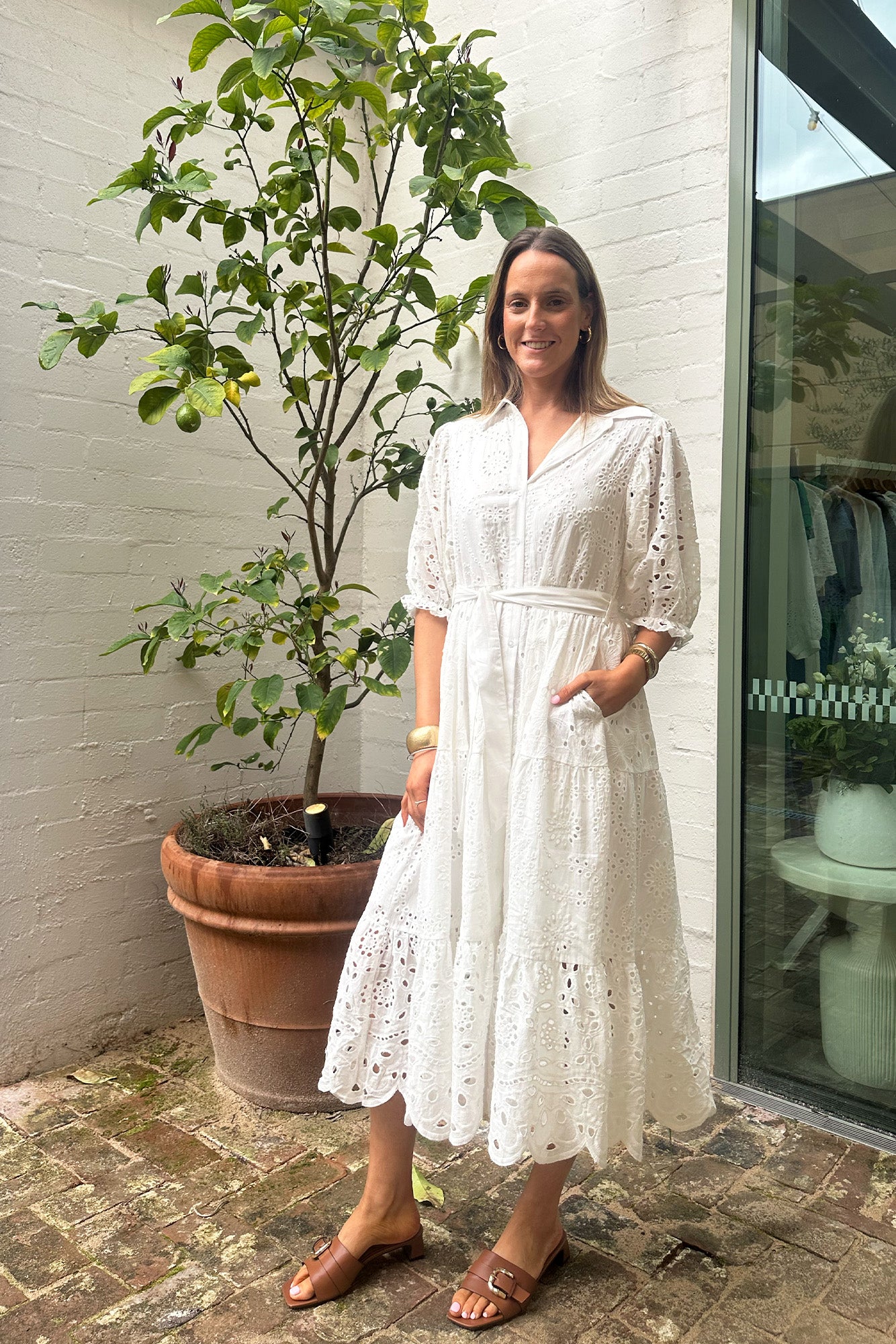 Donnie Dress - White