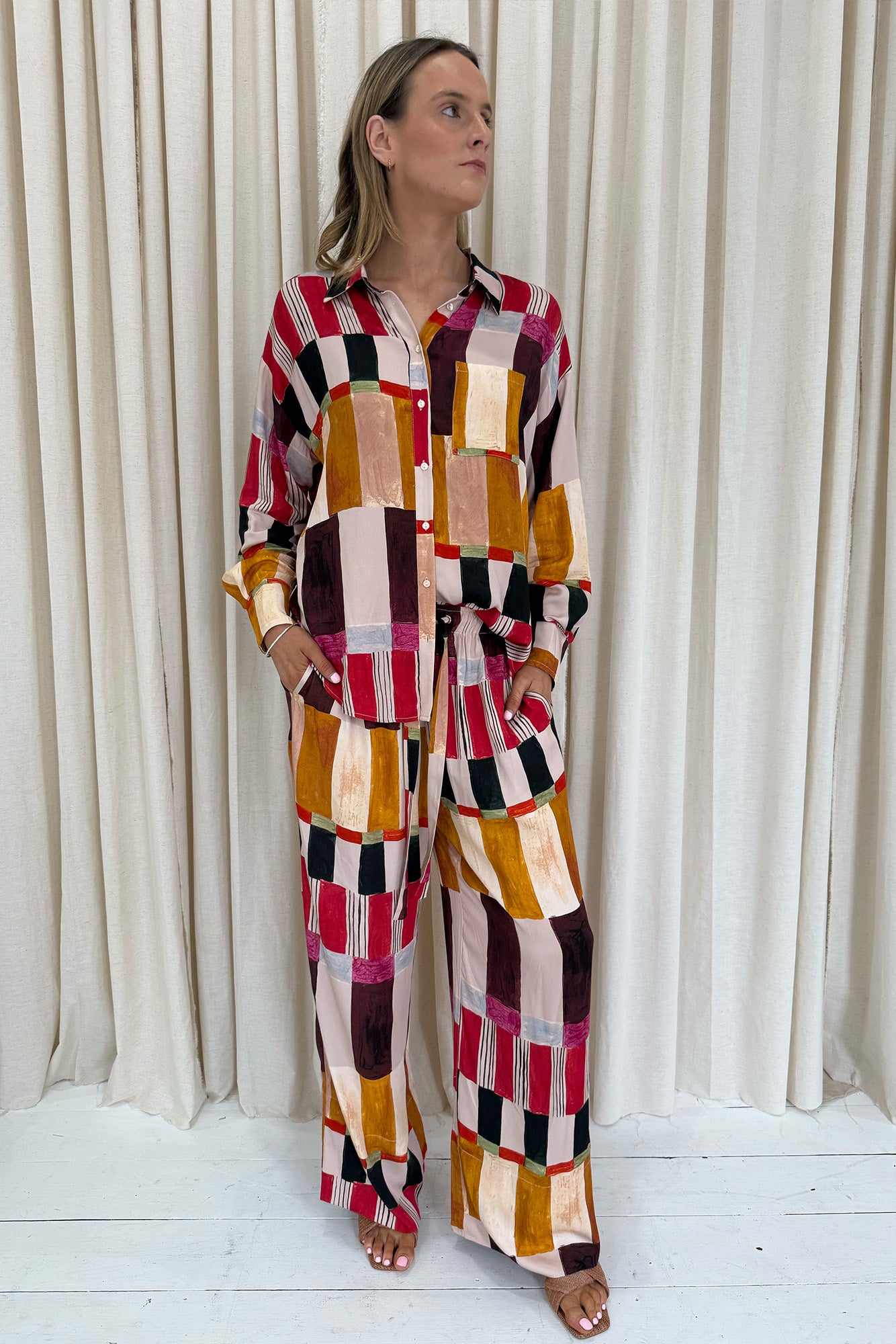 Astrid Pant - Painterly Geo