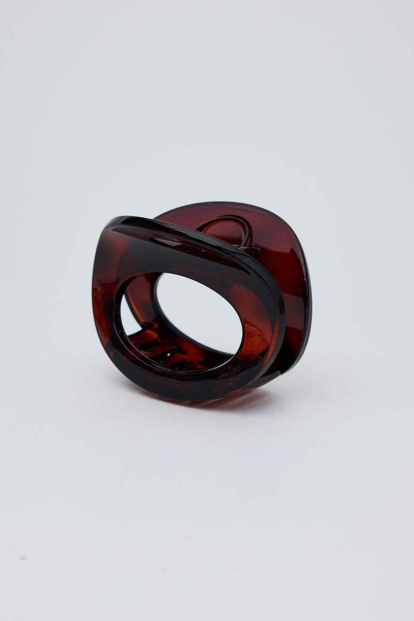 Lara Hair Claw - Black Gloss