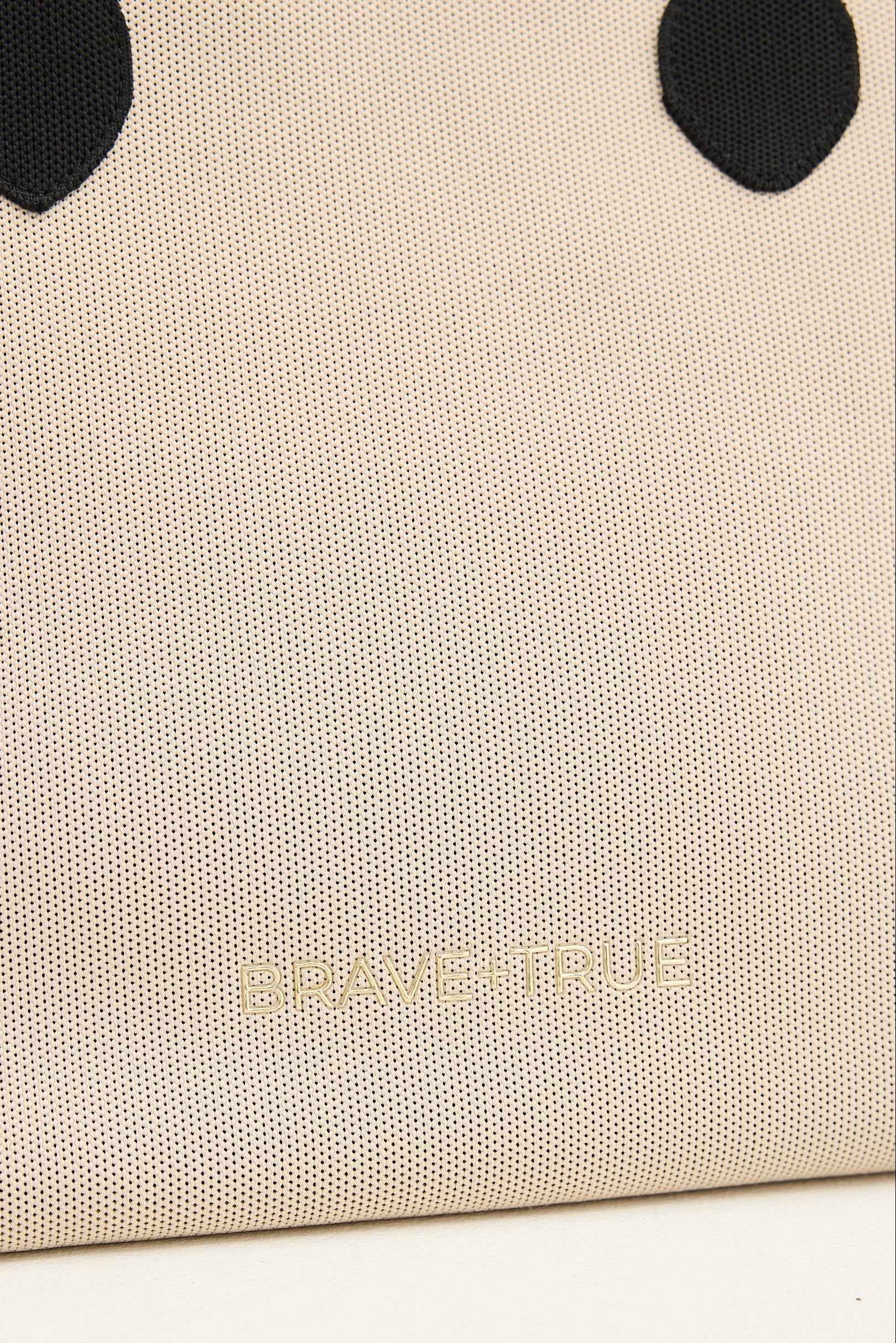 Matcha Tote Bag - Natural With Black