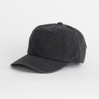 Kenny Cap - Charcoal cap in charcoal with structured silhouette, alternate view on white background