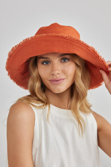 Sunny Bucket Hat - Orange