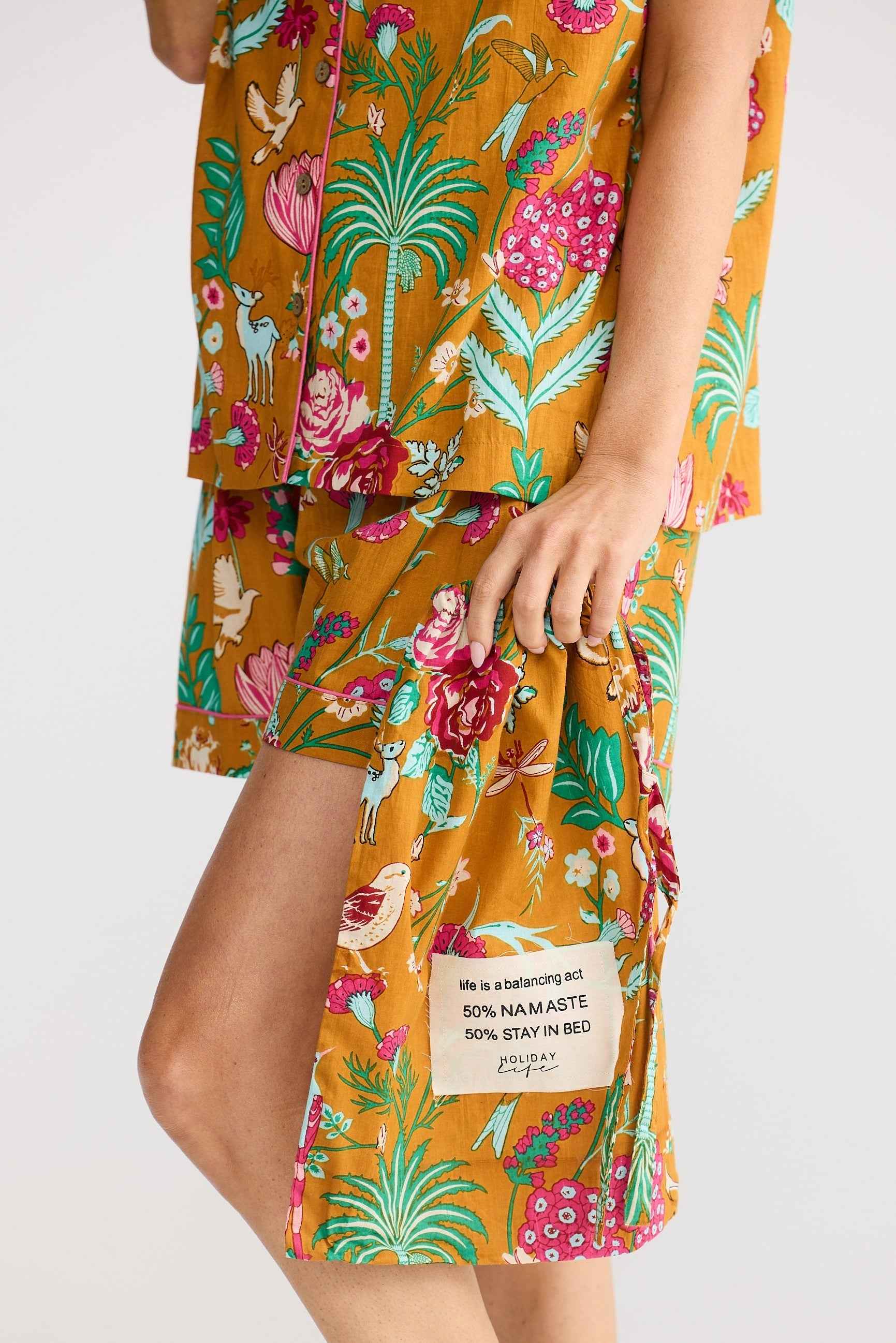 Namaste Pyjama Set - Tropical Rose