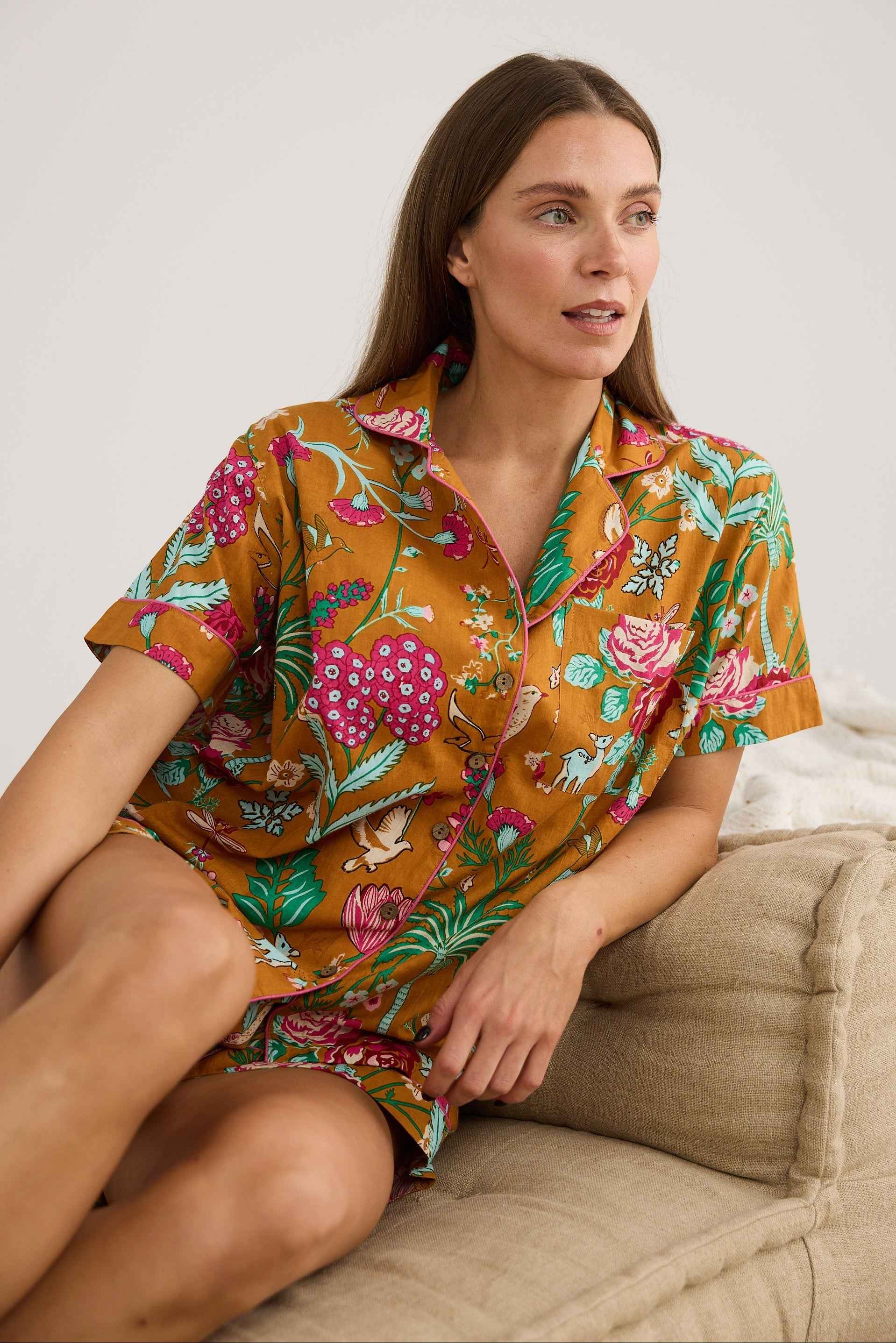 Namaste Pyjama Set - Tropical Rose