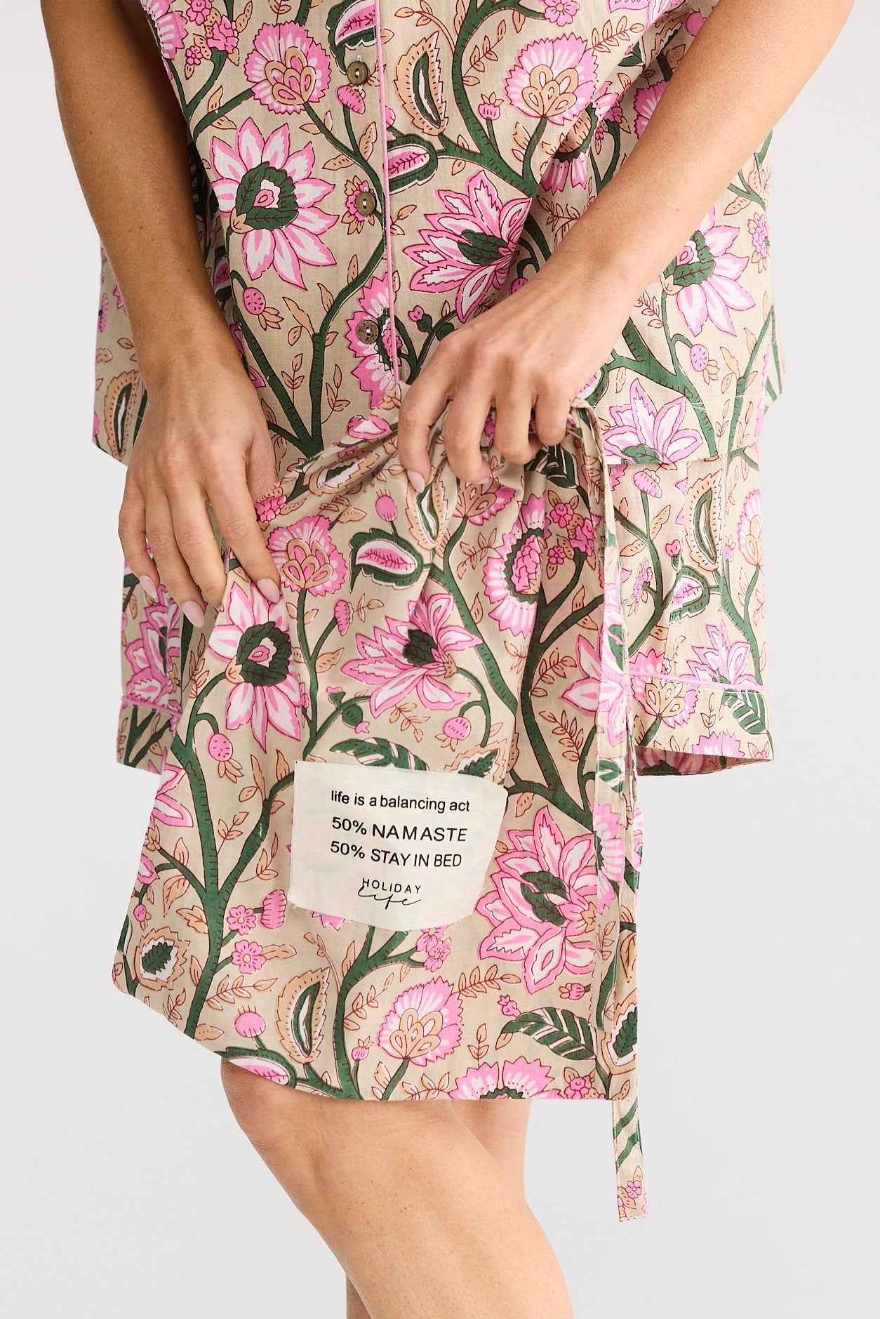 Namaste Pyjama Set - Fleur Print