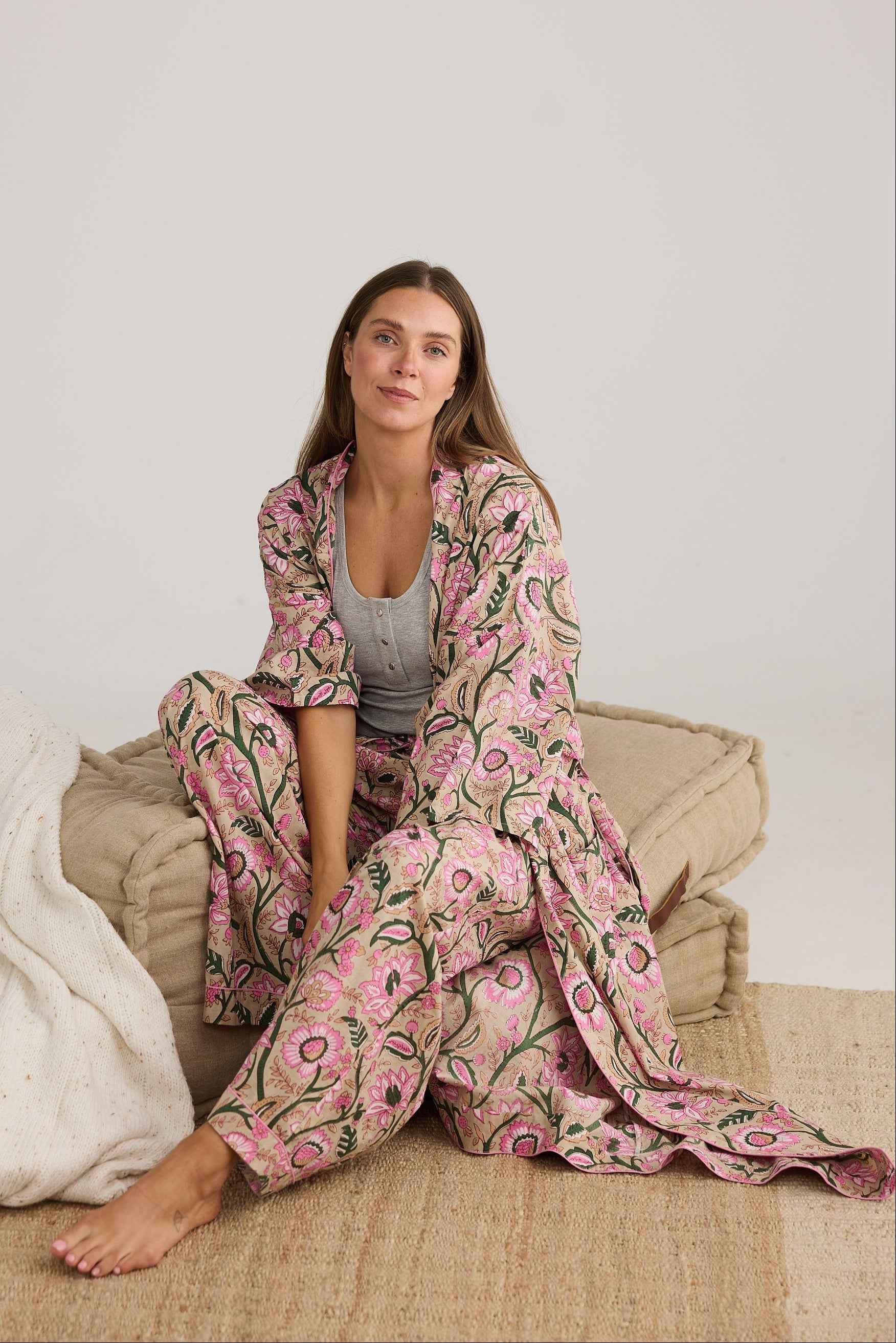Namaste Robe - Fleur Print