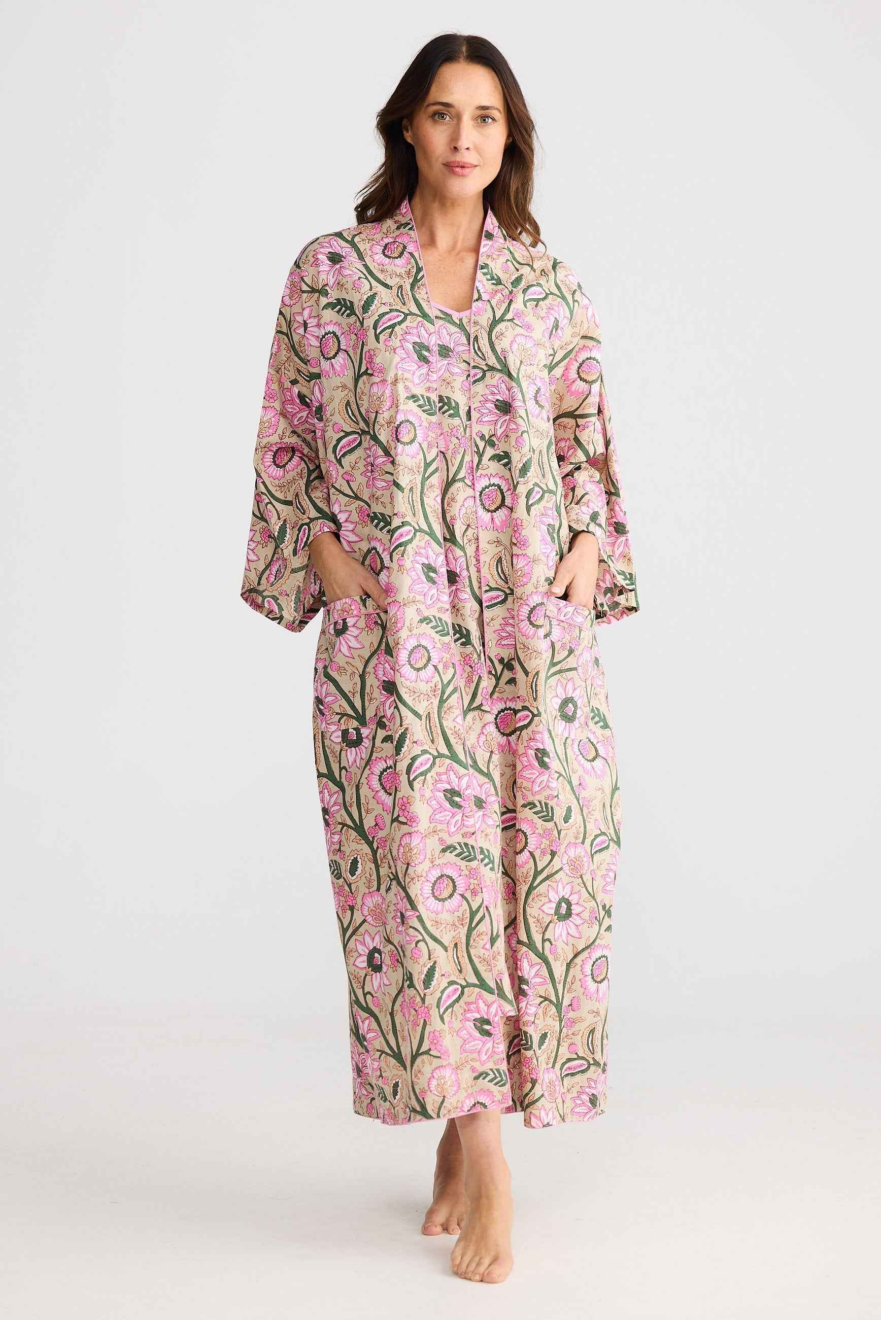 Namaste Robe - Fleur Print