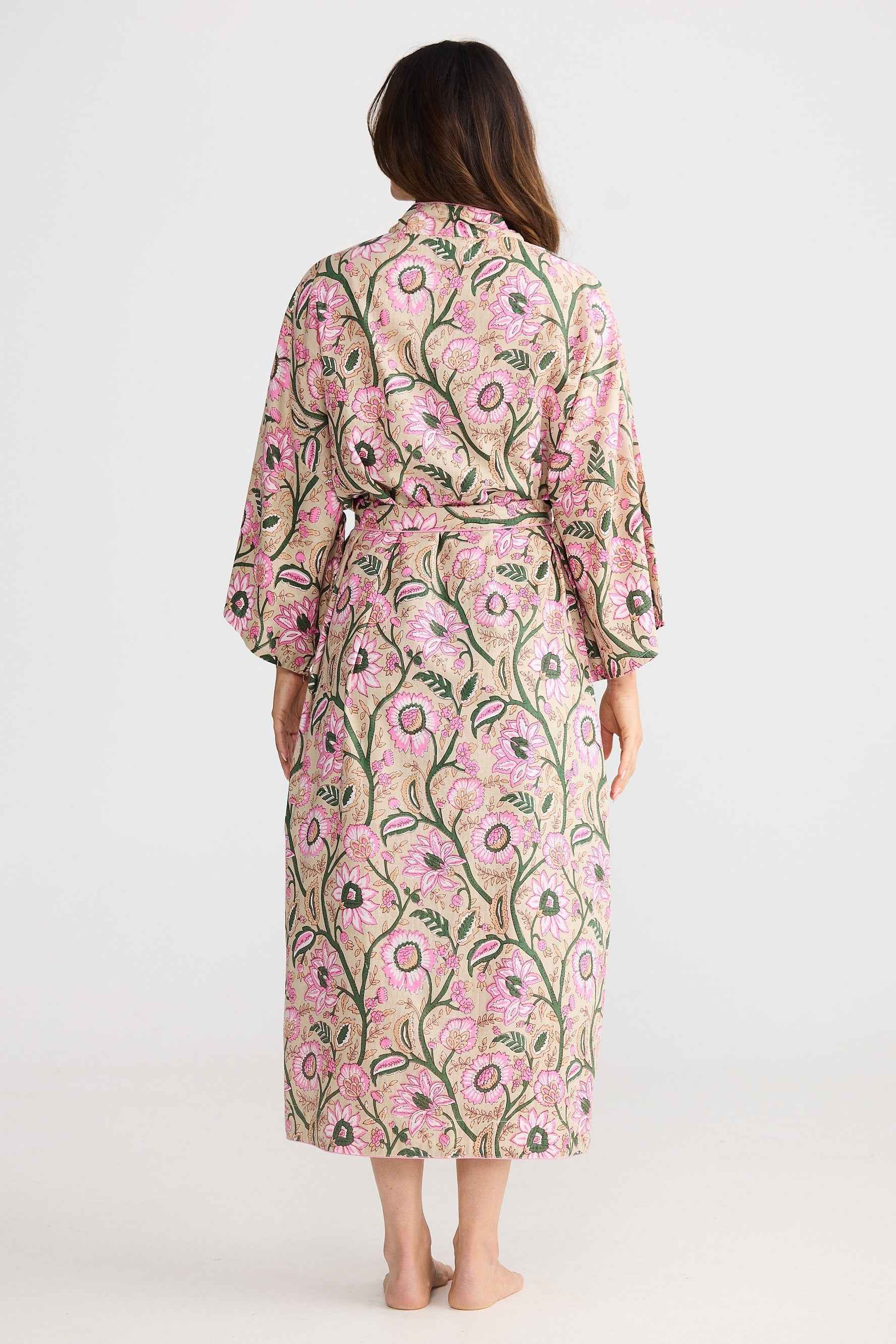 Namaste Robe - Fleur Print