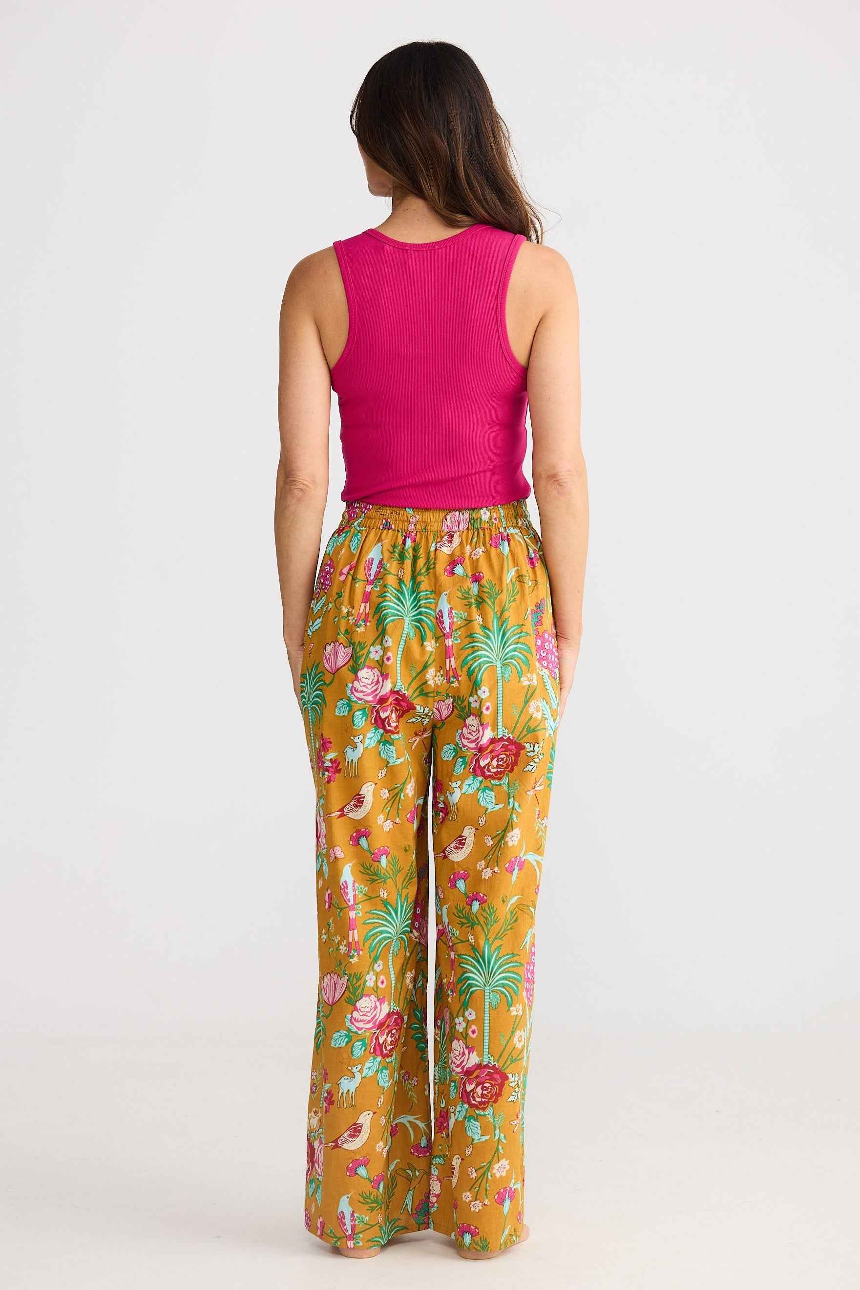 Slumber Pant - Tropical Rose