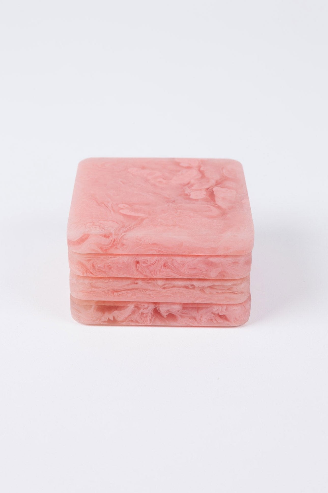 Square Coasters - Pink