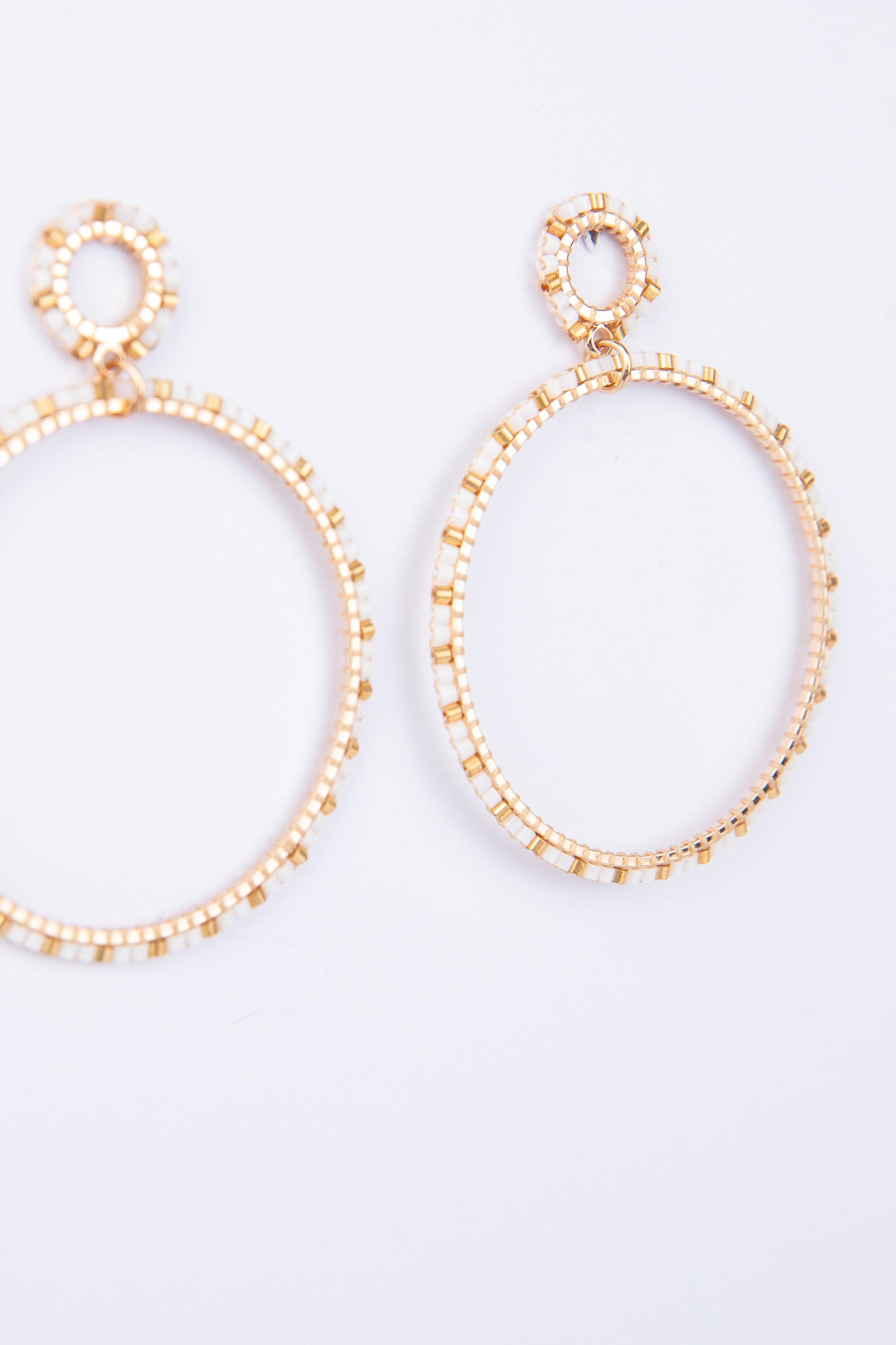 Da Vinci Earrings - White