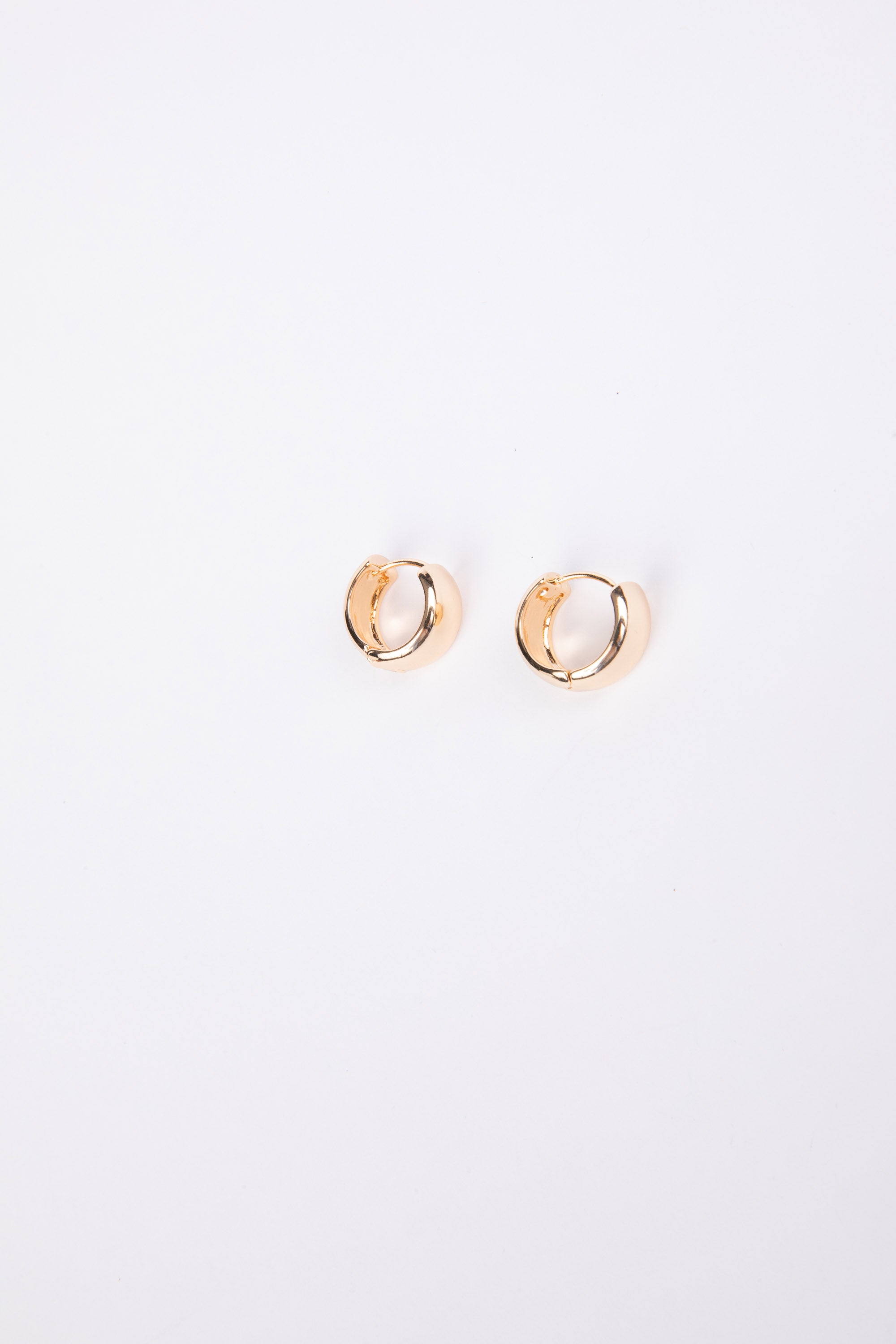 Bailey Huggie Earrings - Gold