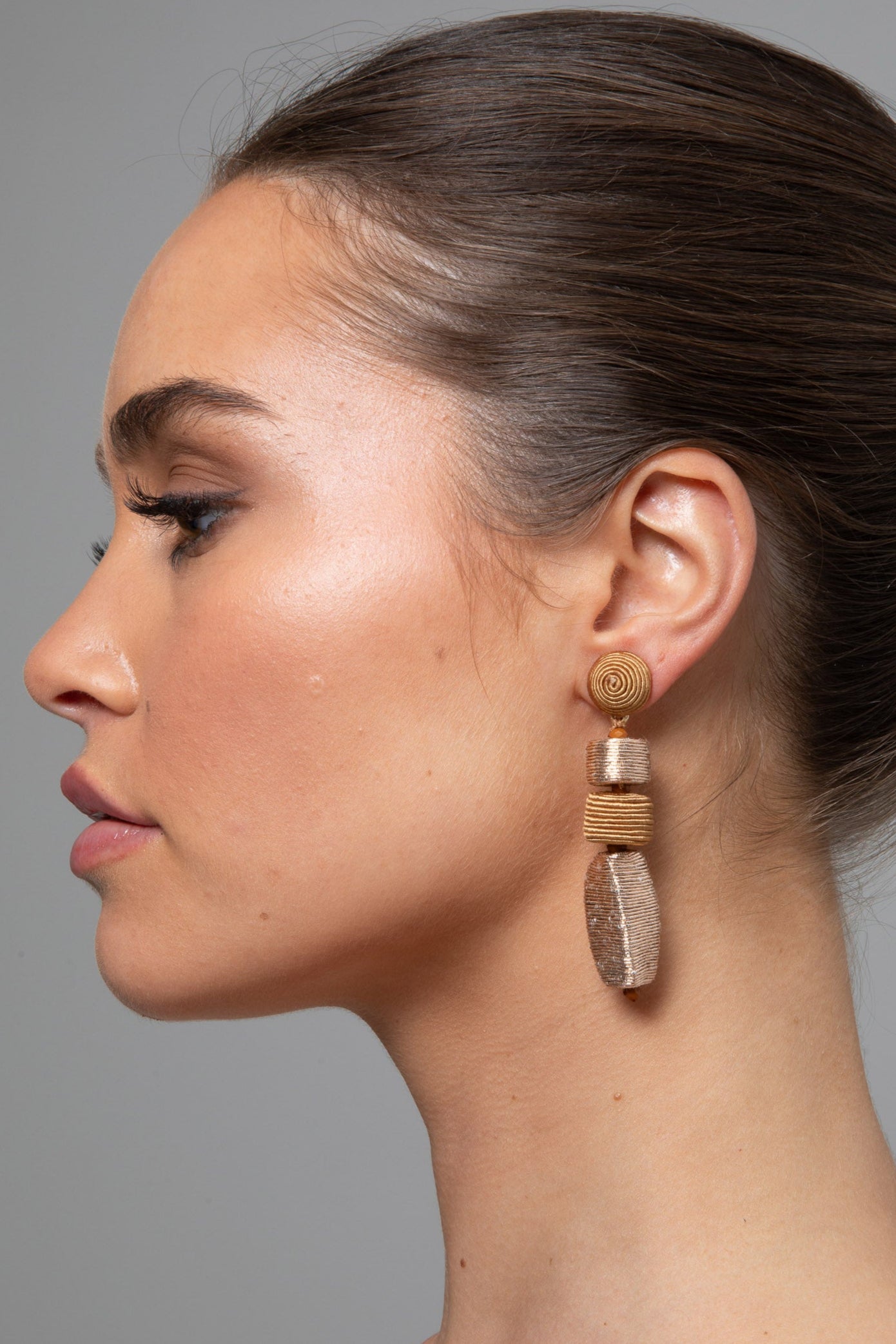 Babs Earrings - Tan