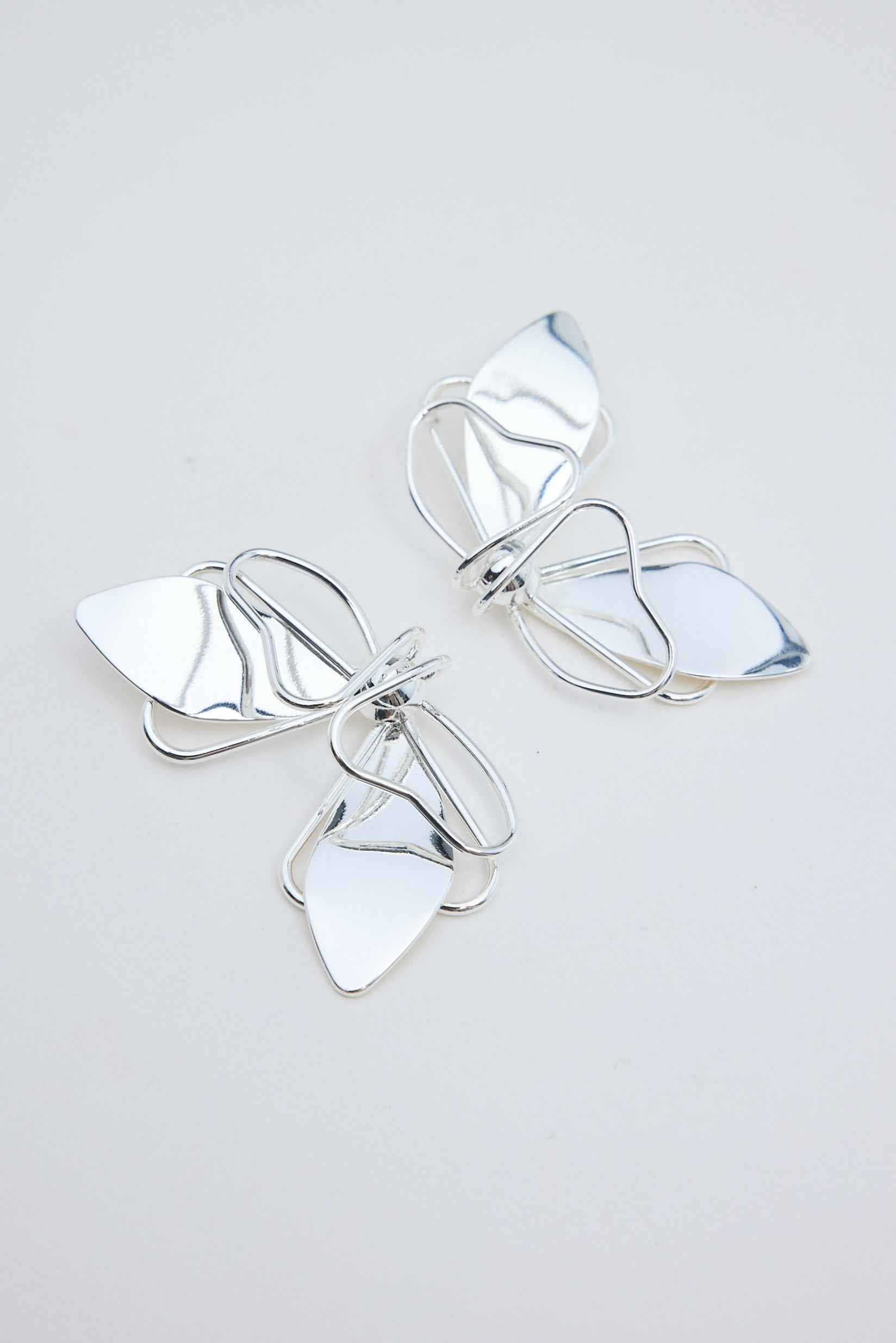 Butterfly Earrings - Silver