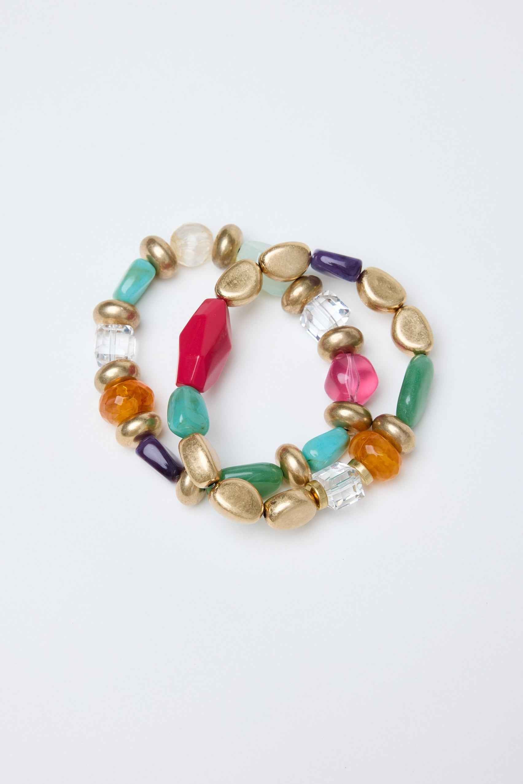 Vegas Bracelet Set Of 2 - Candy