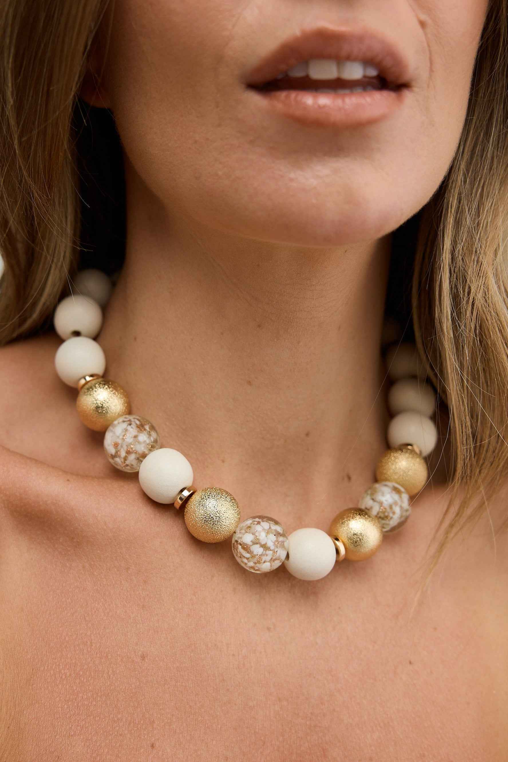 Anita Necklace - White