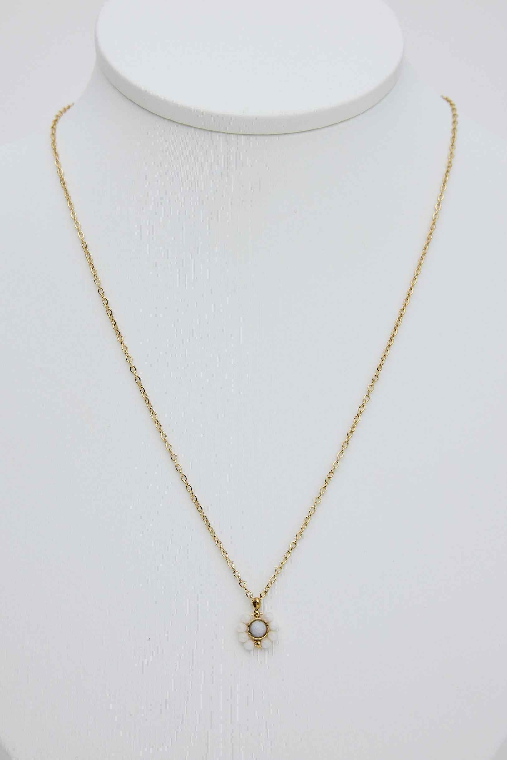 Palais Necklace - White