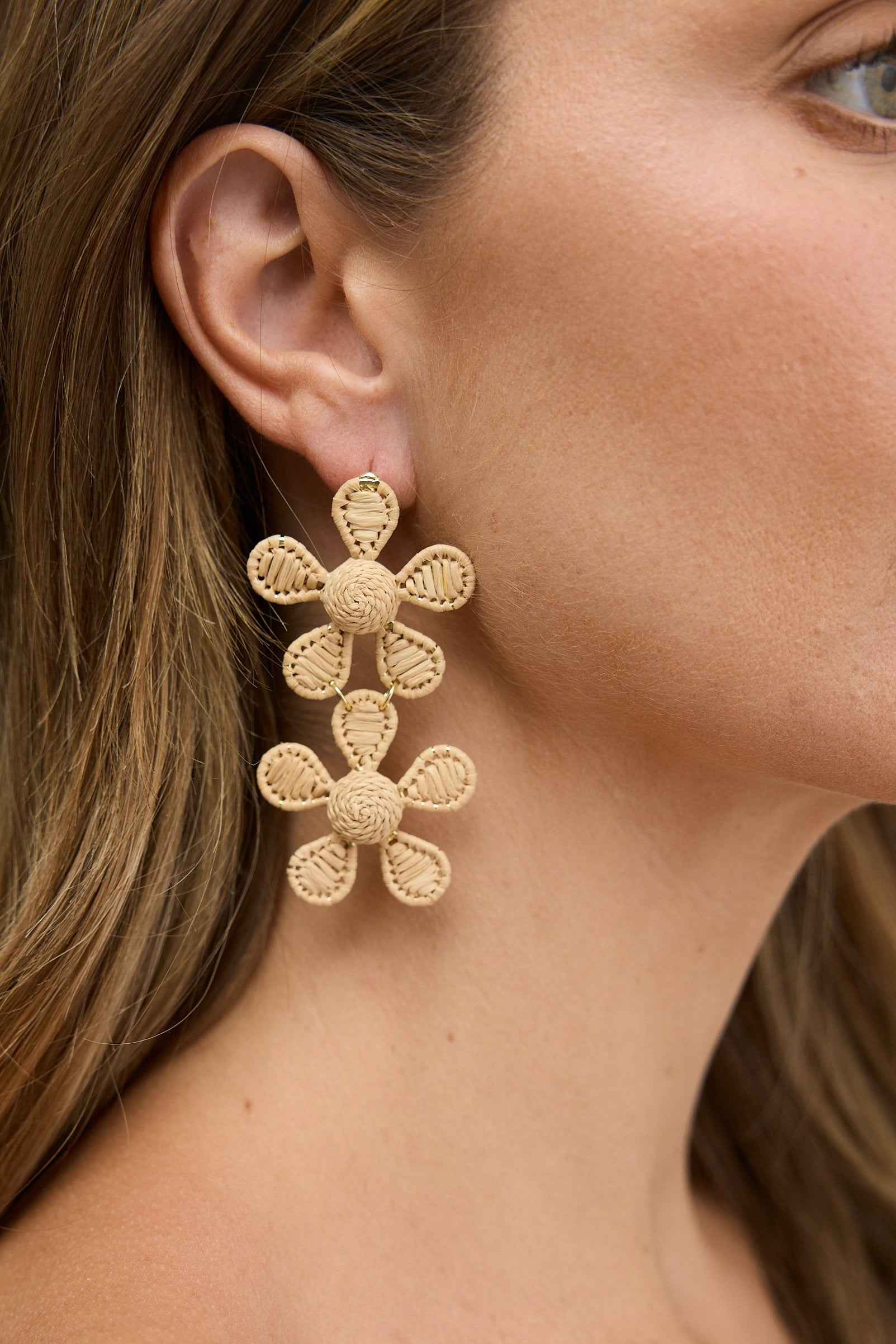 Blake Earrings - Natural