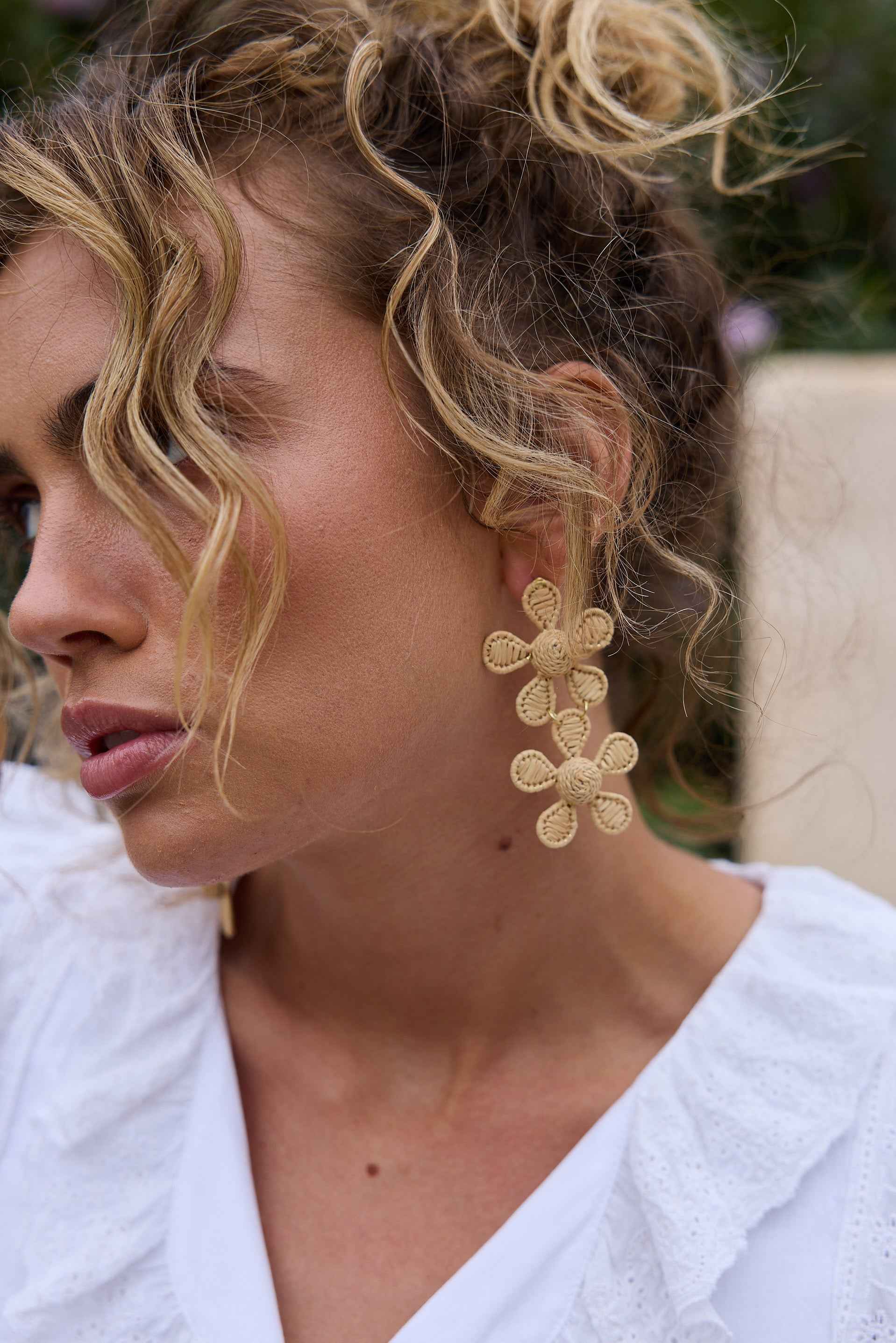 Blake Earrings - Natural