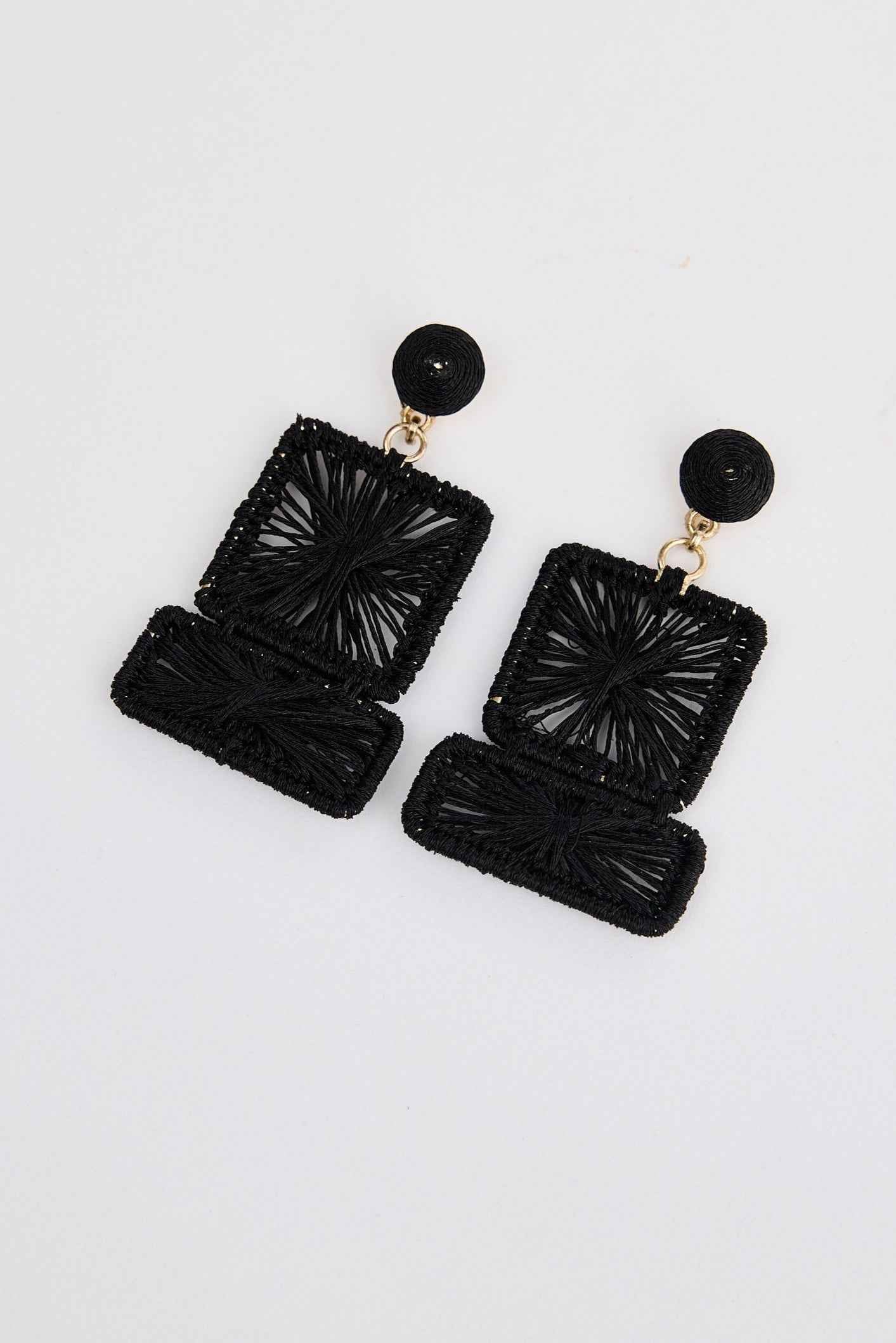 Elliott Earrings - Black