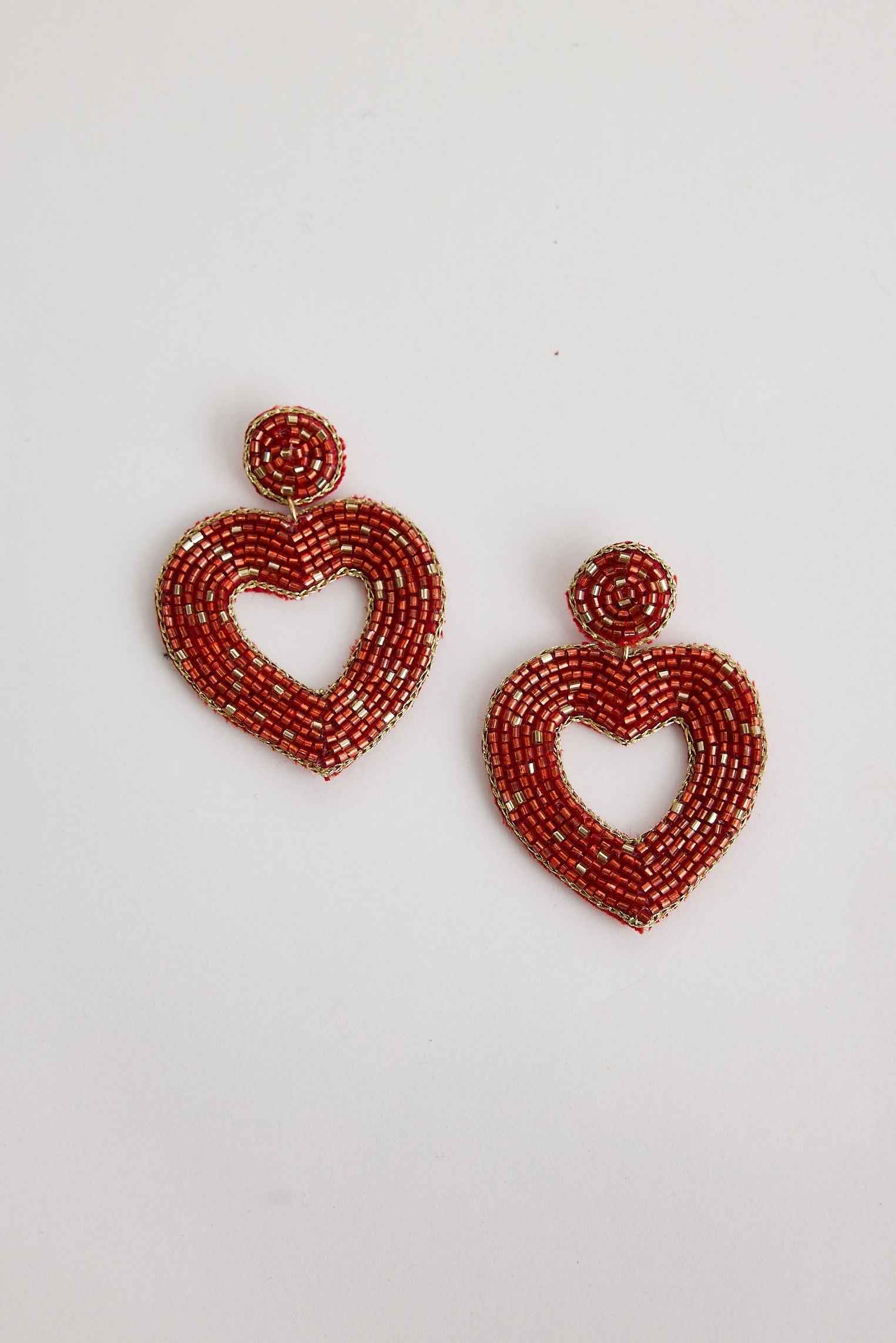 Regal Earrings - Red