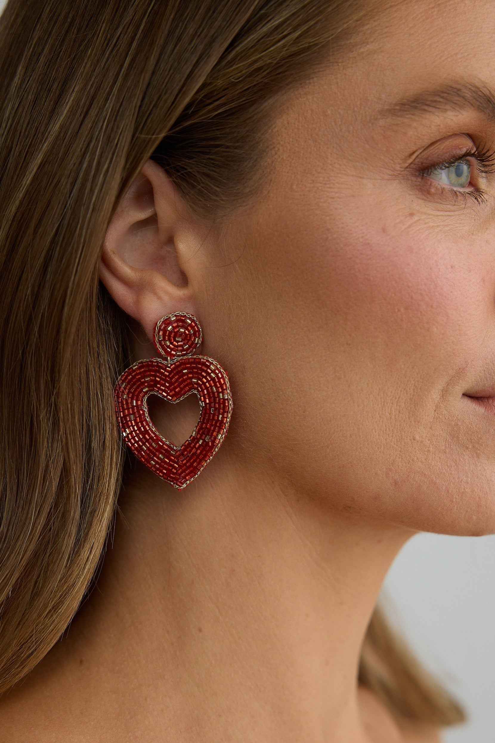 Regal Earrings - Red