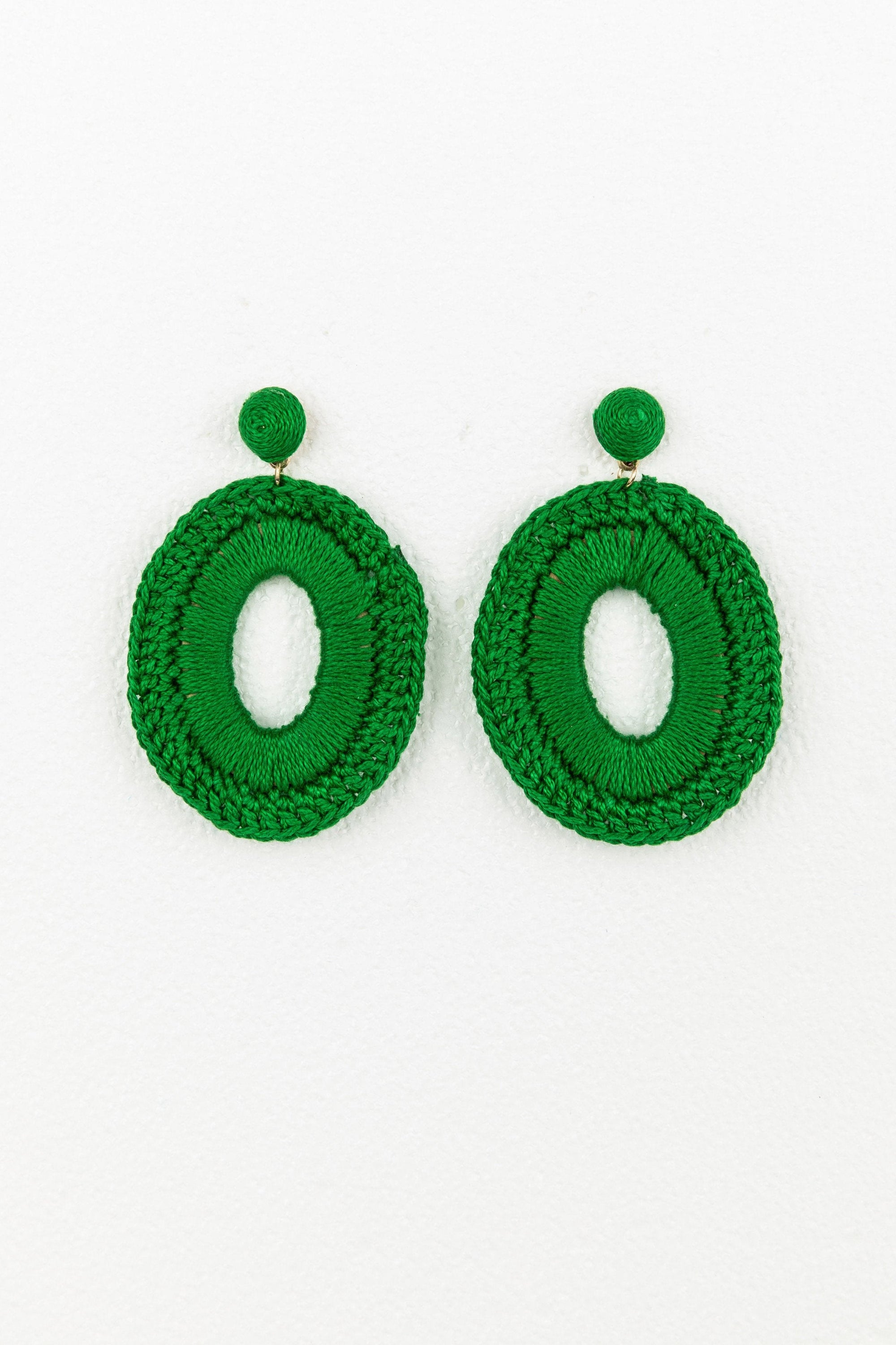 Gladstone Earrings - Green