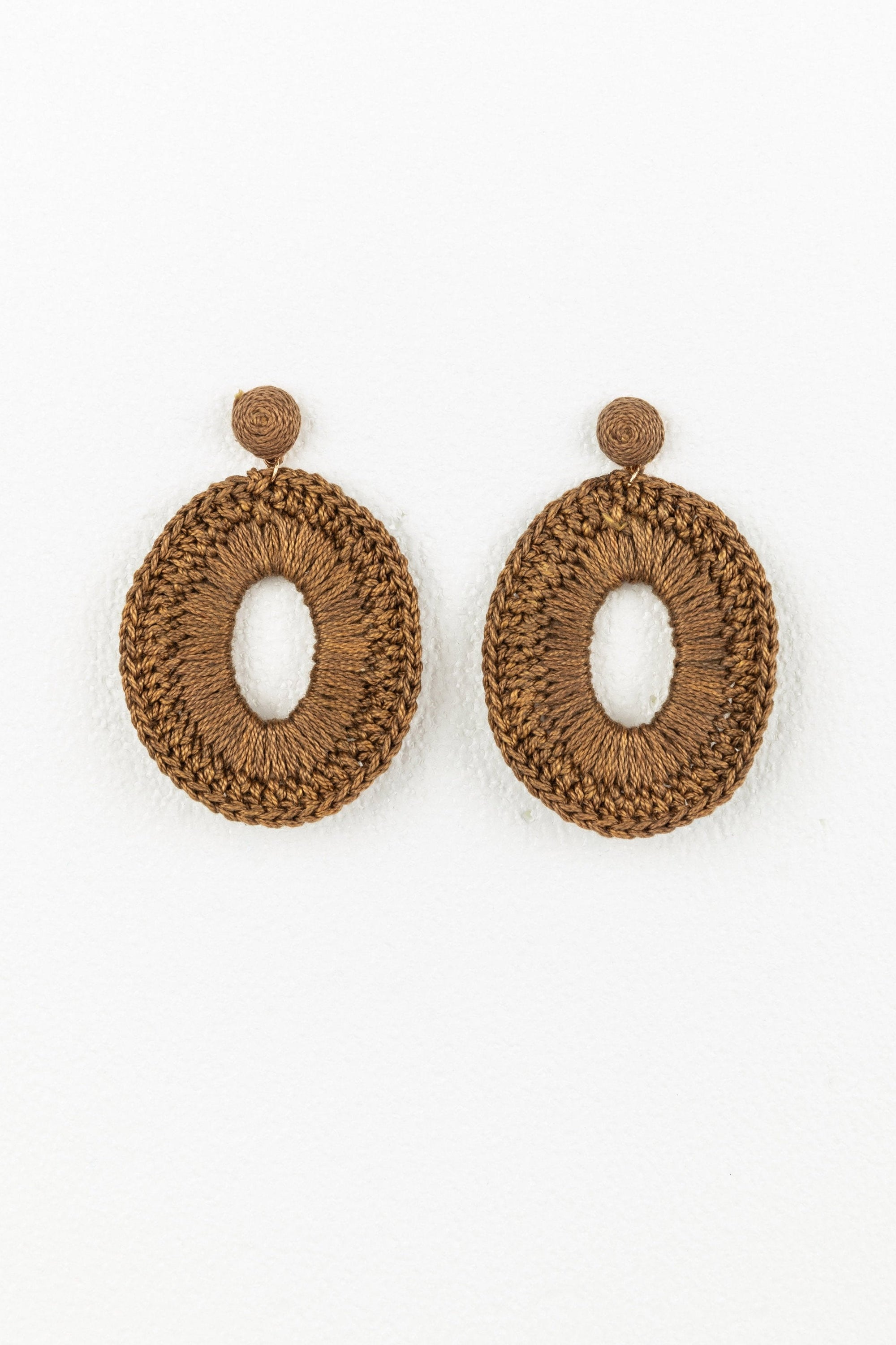 Gladstone Earrings - Taupe