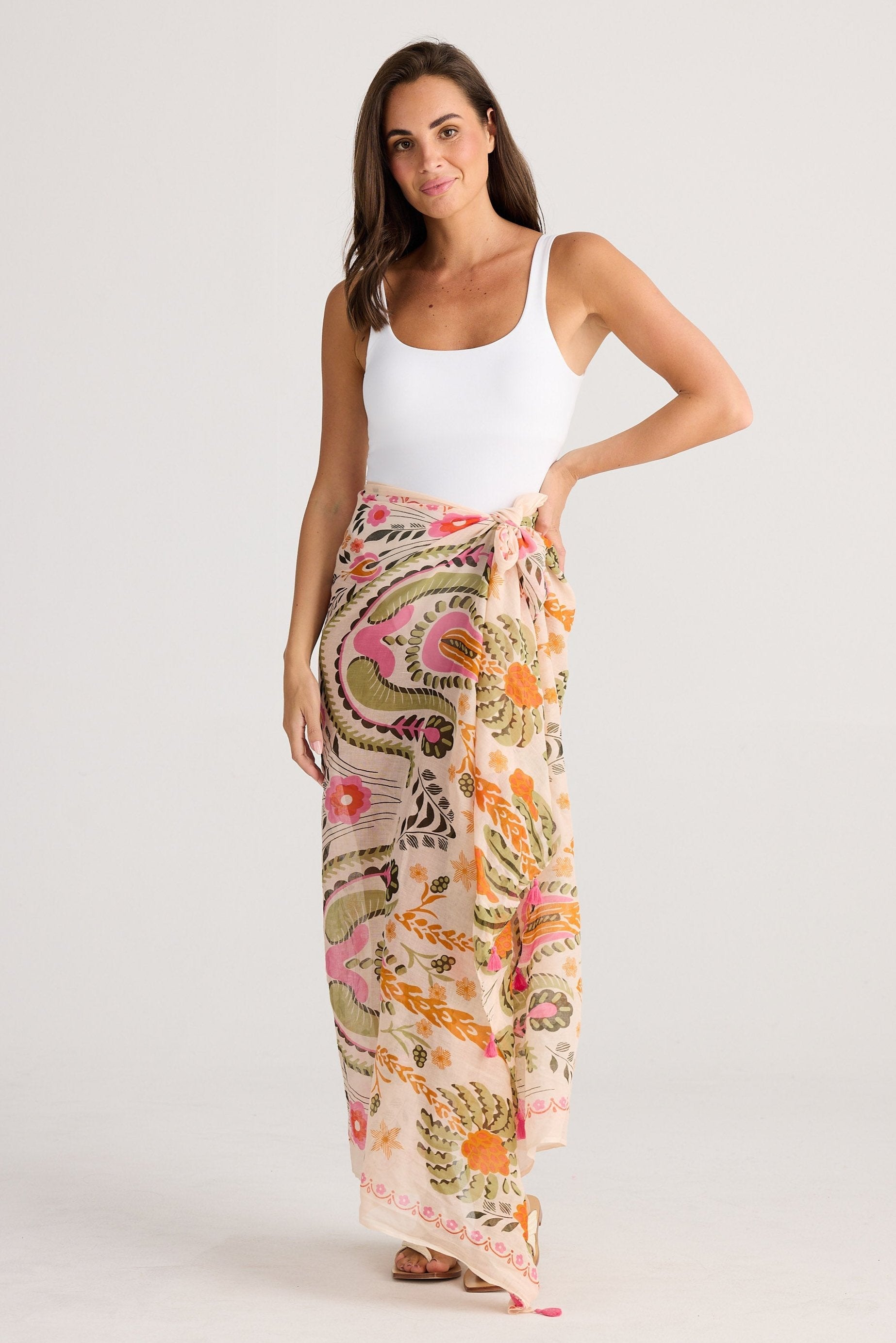 Stella Sarong Scarf - Palm