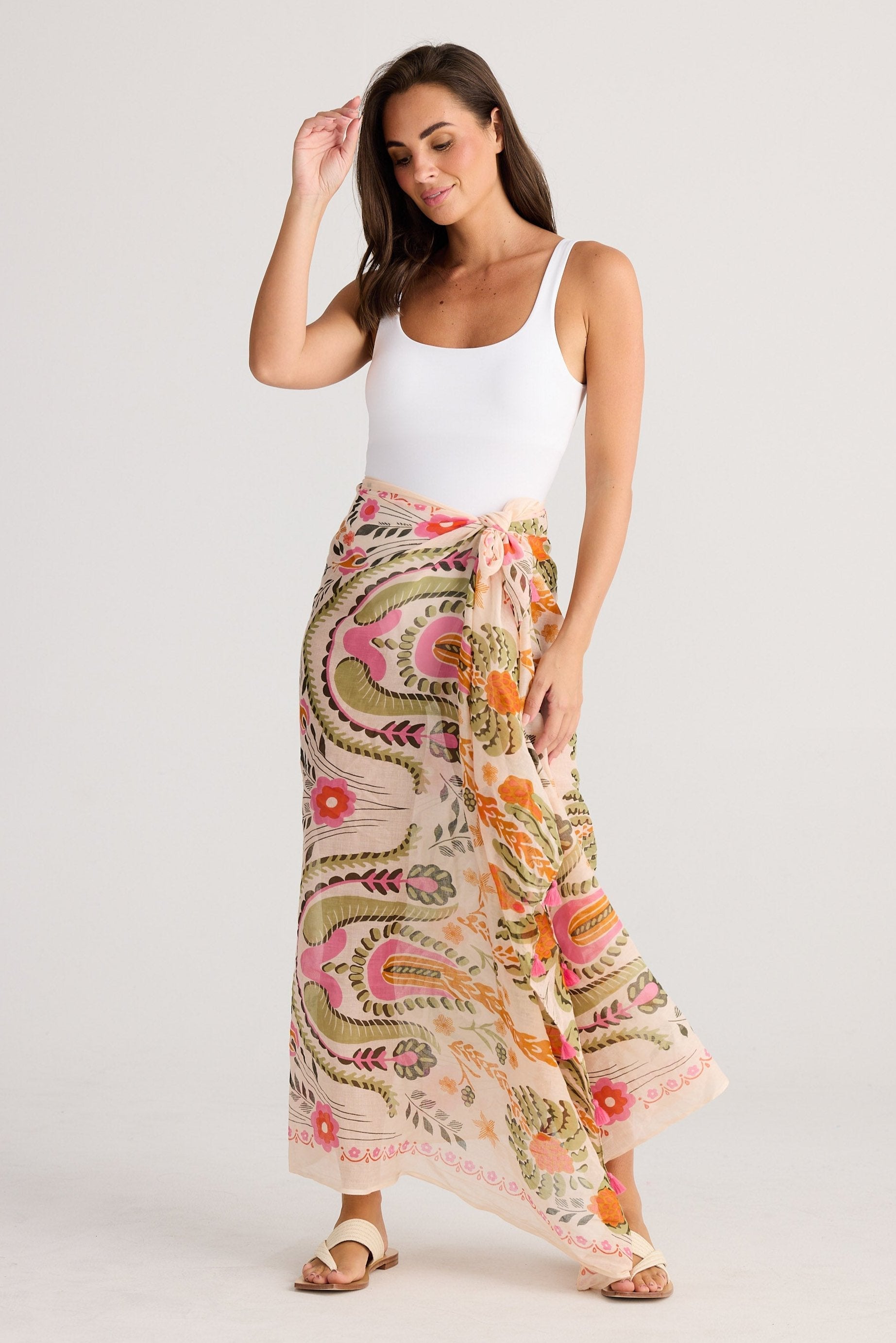 Stella Sarong Scarf - Palm
