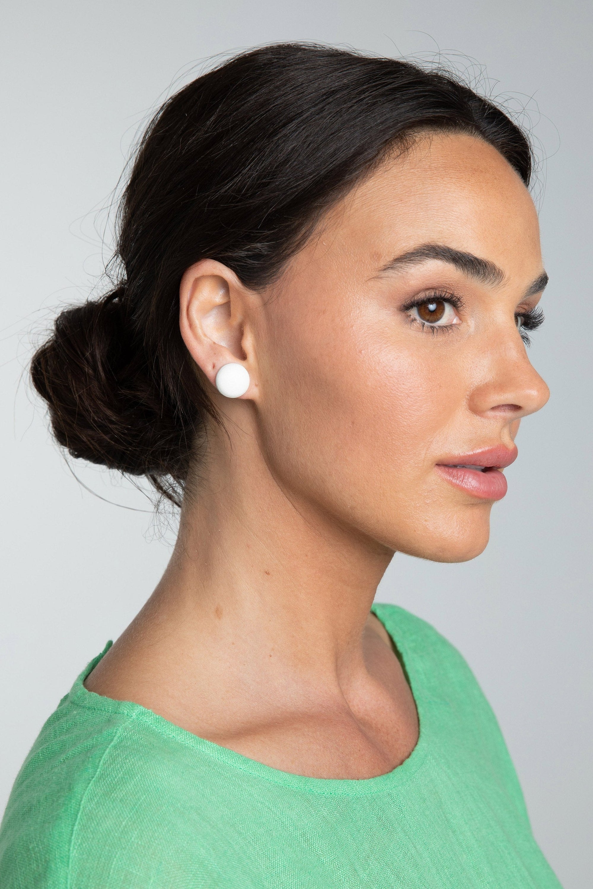 Sally Earrings - White