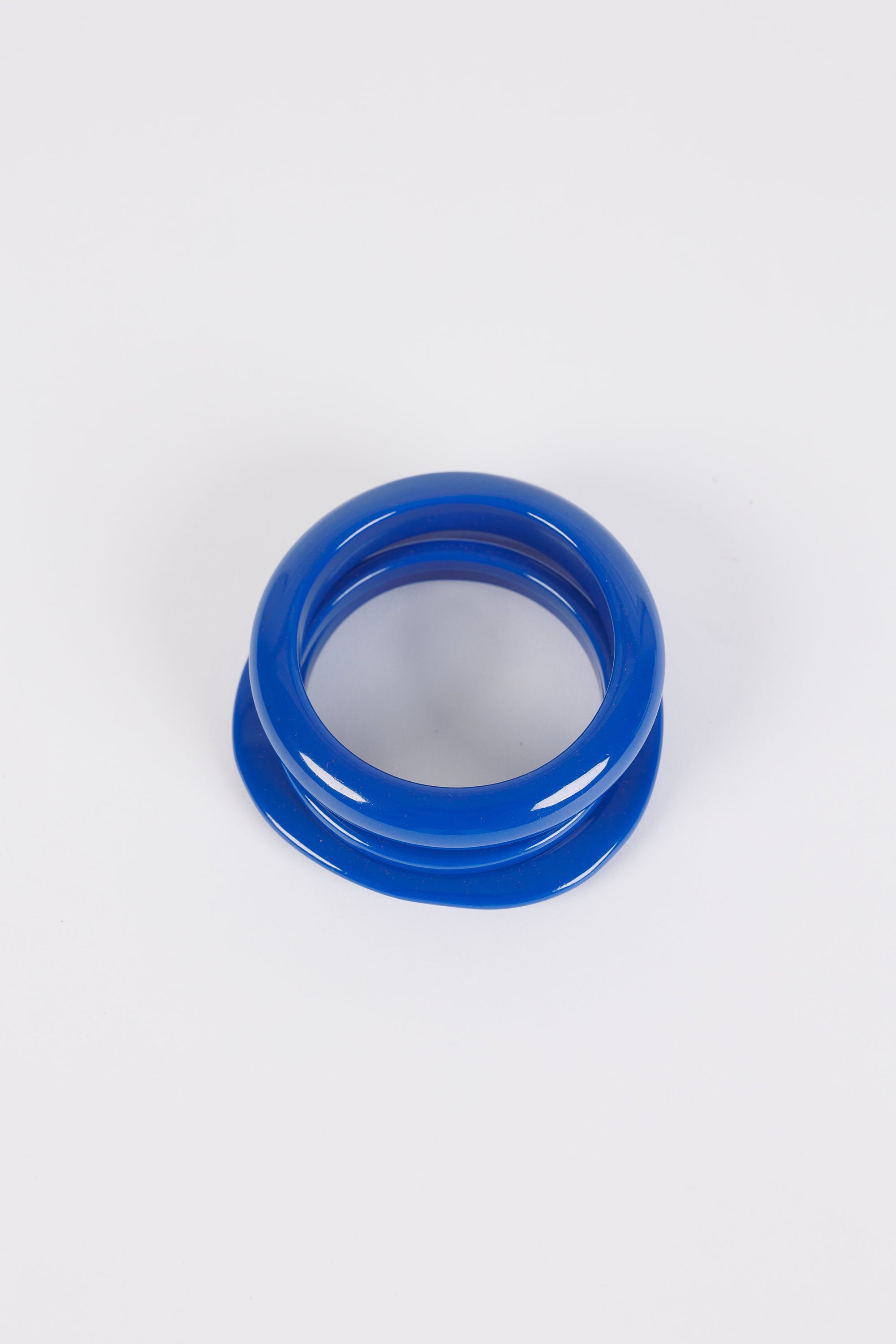 Highways Bangle Set Of 3 - Blue