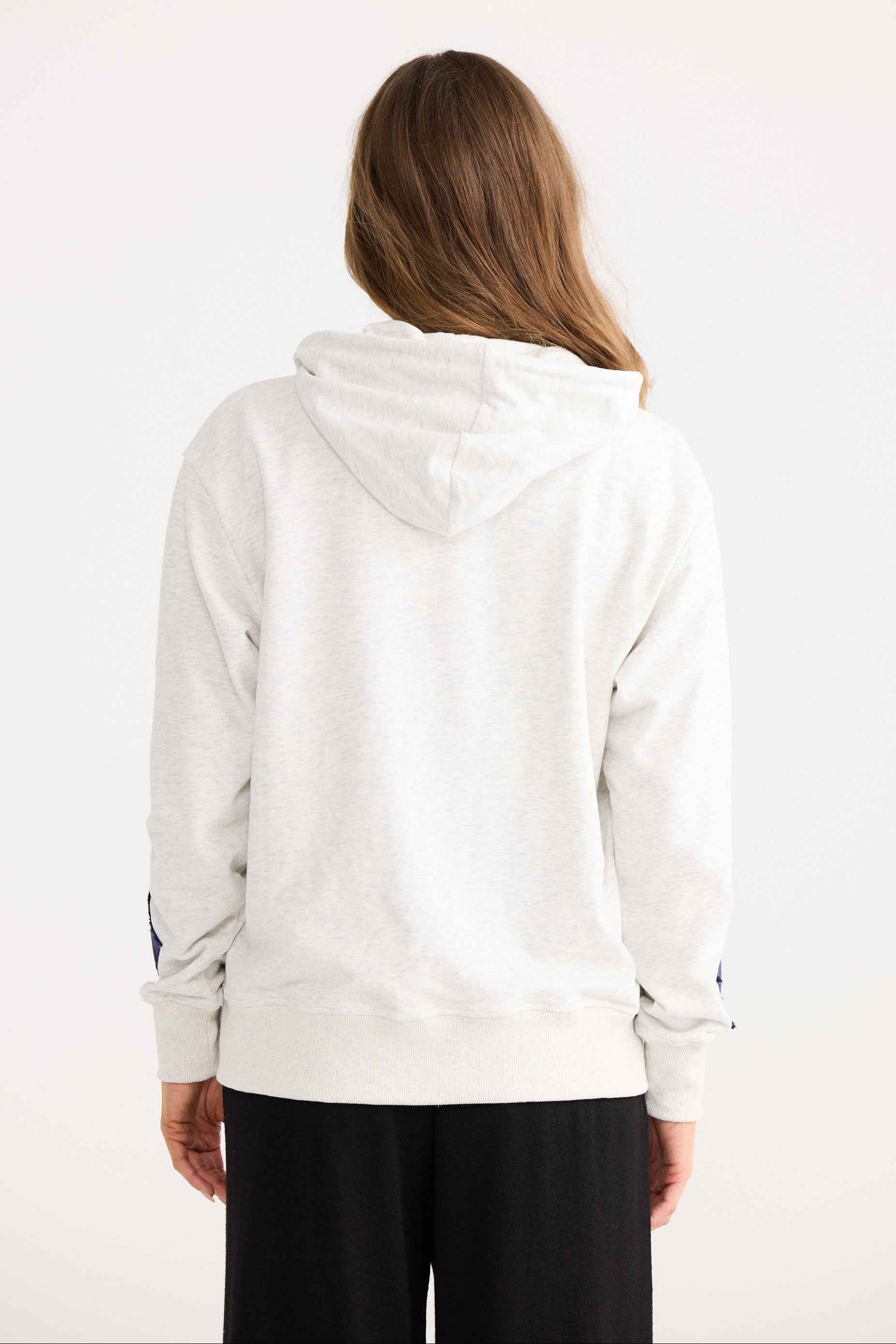 Accent Hoodie - Grey Marle