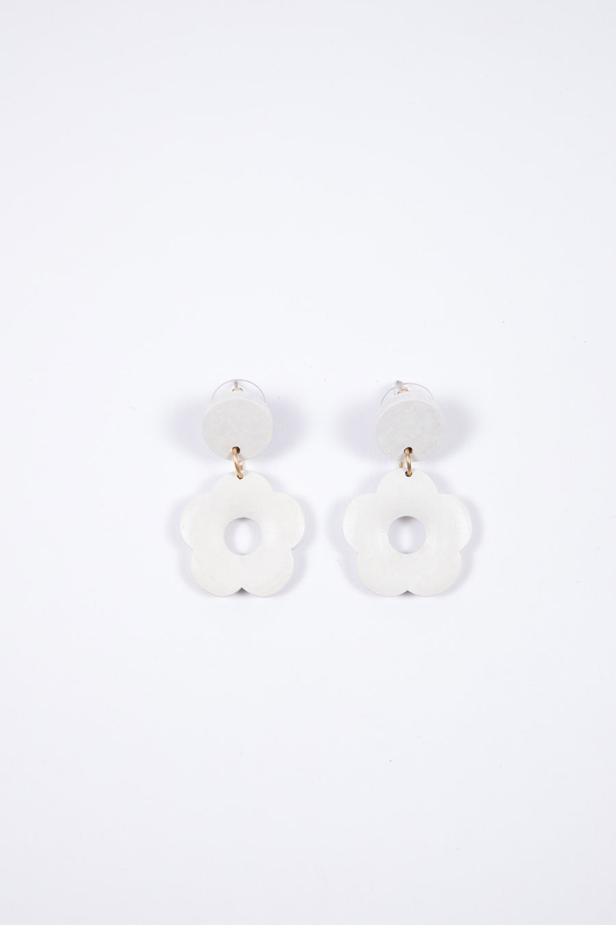 Petunia Earrings - White