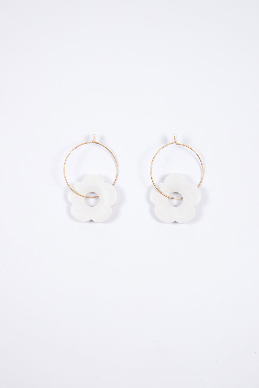 Poppy Earrings - White