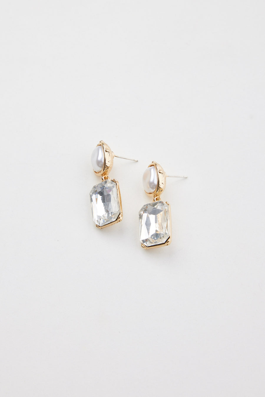 Memphis Earrings - Gold + Pearl