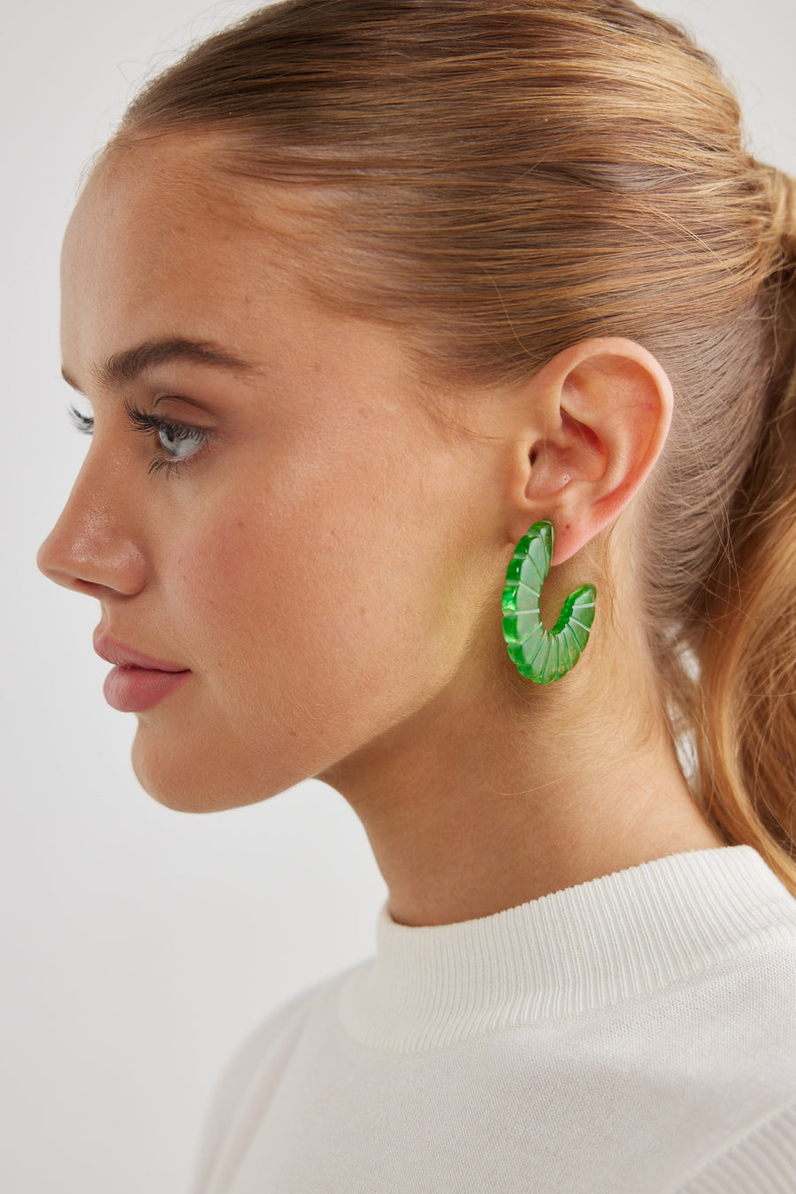 Lala Earrings - Green