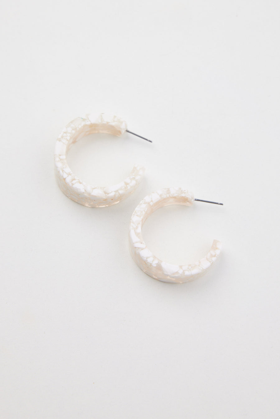 Clipper Earrings - Ivory