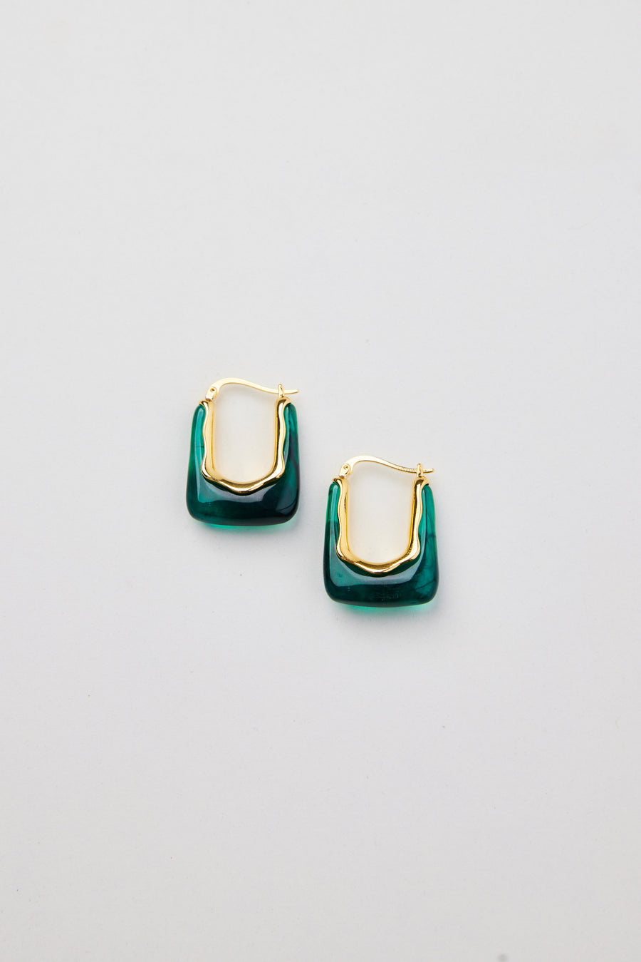 Racquel Earrings - Emerald