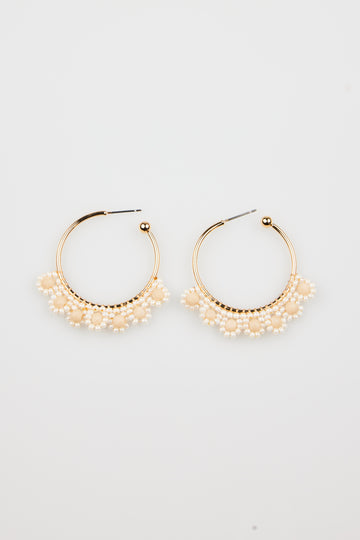 Borella Earrings - White