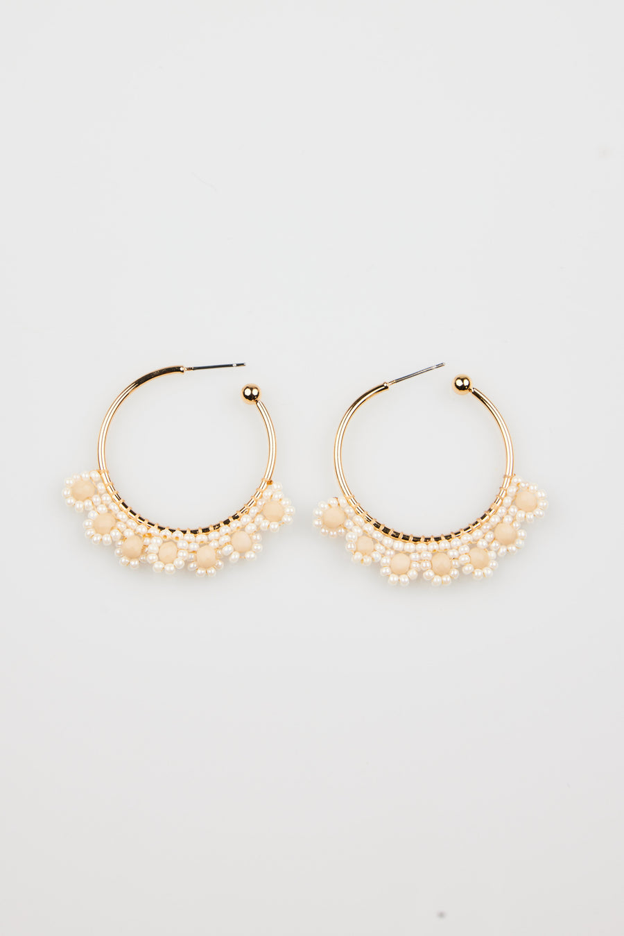Borella Earrings - White