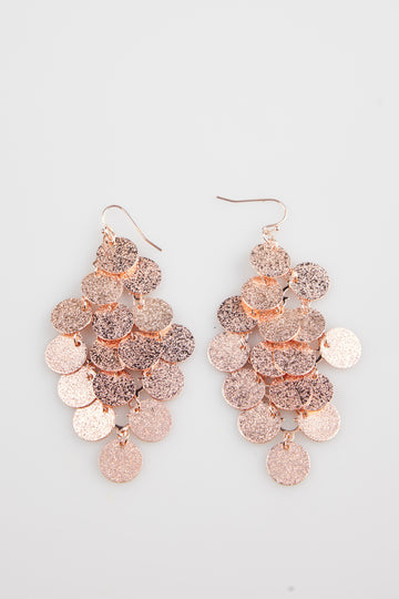 Suza Earrings - Rose Gold