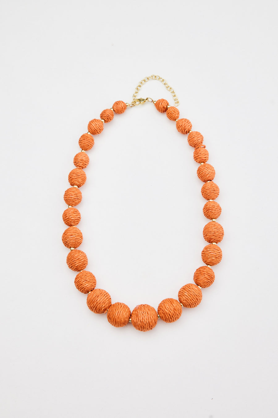 Jersey Necklace - Orange
