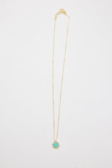 Yves Necklace - Aqua