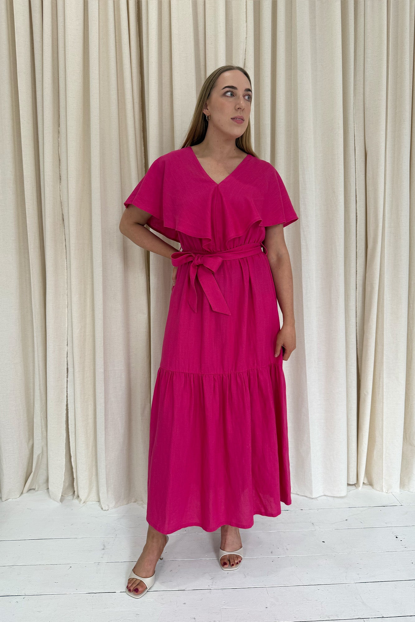 Long Way Home Dress - Fuchsia